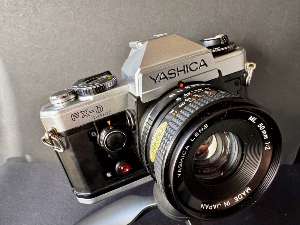 Yashica FX-D with no coverings