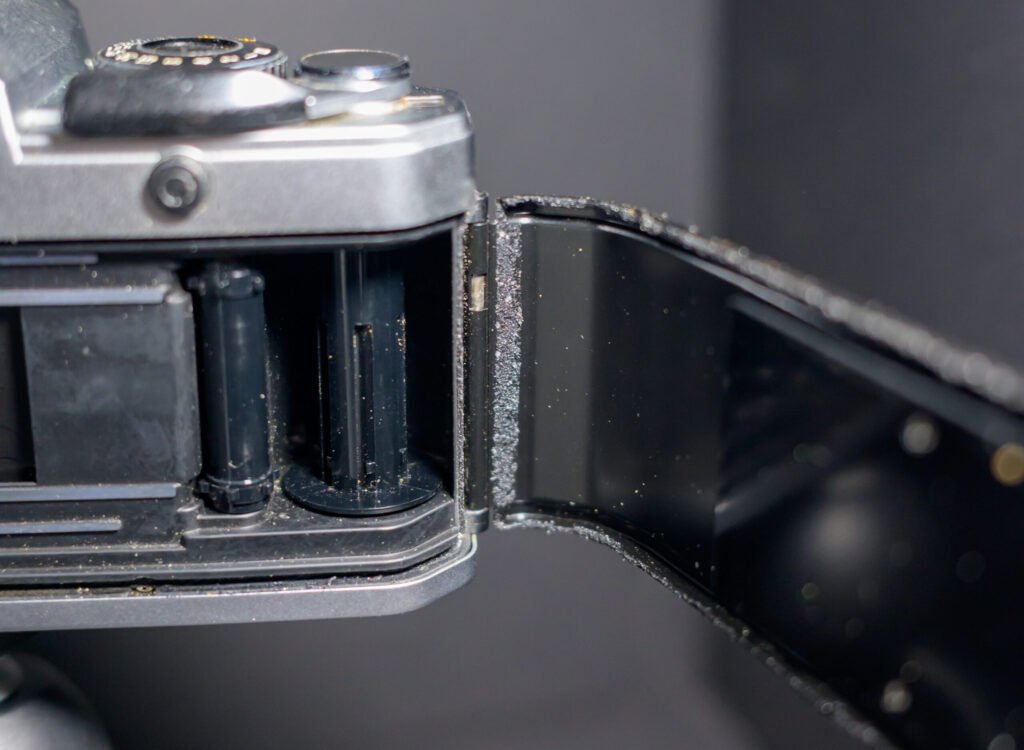 Yashica FX-D Camera with disintegrating light seals
