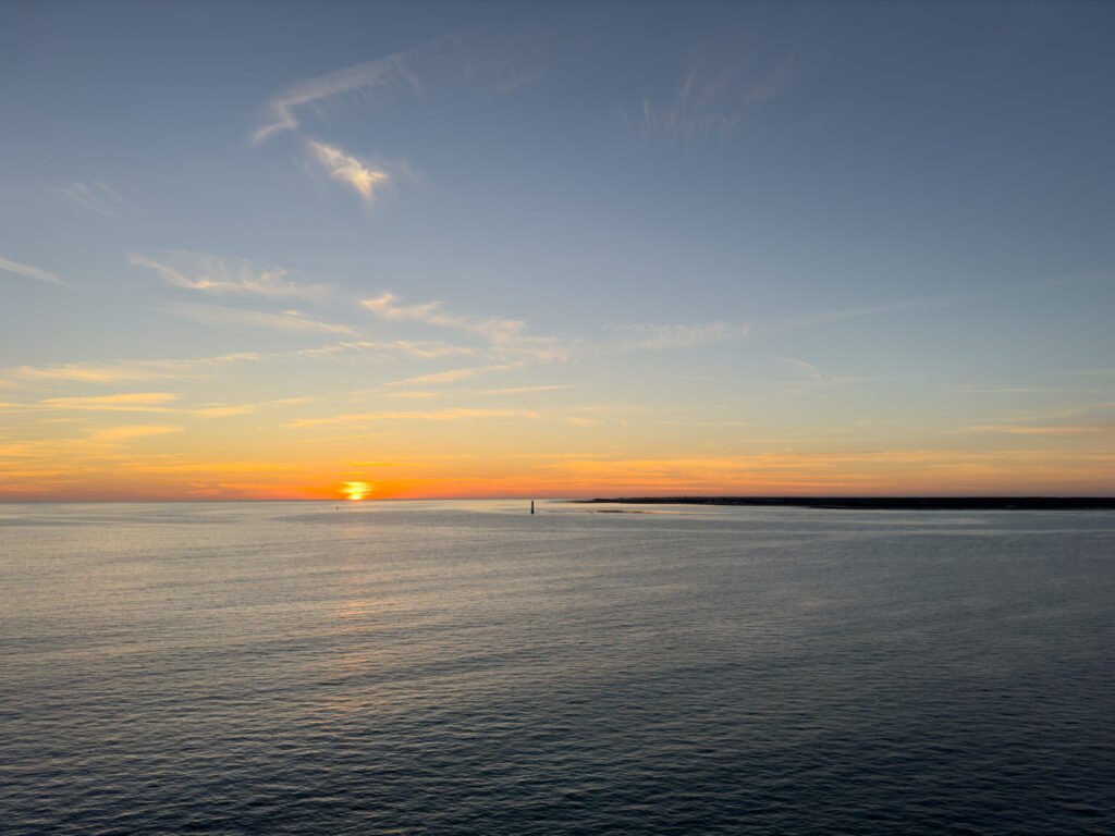 Sunset over La Rochelle