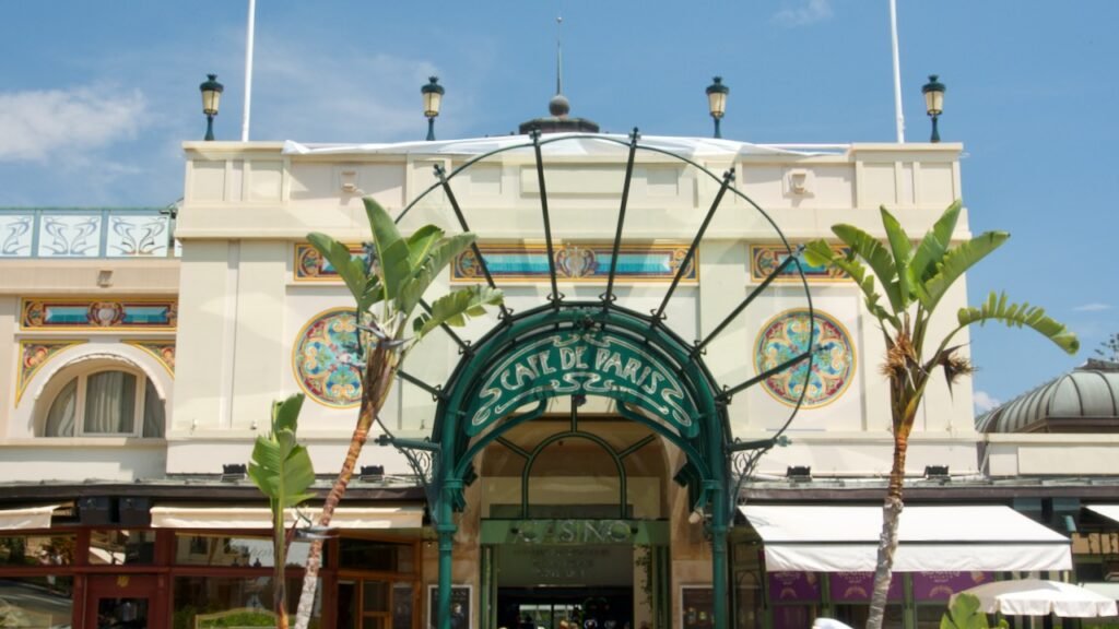 Cafe De Paris, Monaco entrance canopy