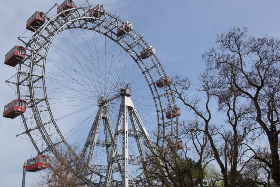 Riesenrad Ferris wheel in Vienna